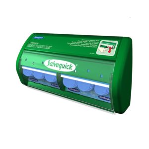 Salvequick pleisterdispenser, blauw detecteerbaar 6735