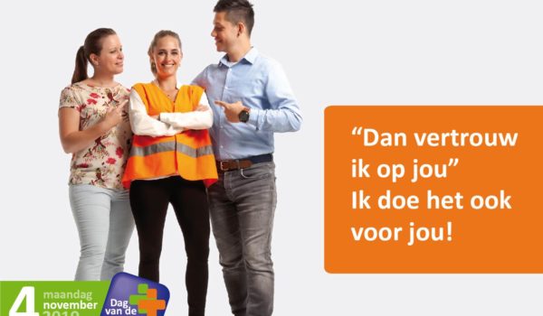 MAANDAG 4 november 2019 – 8e landelijke DAG VAN DE BHV : besef, waardering en support !