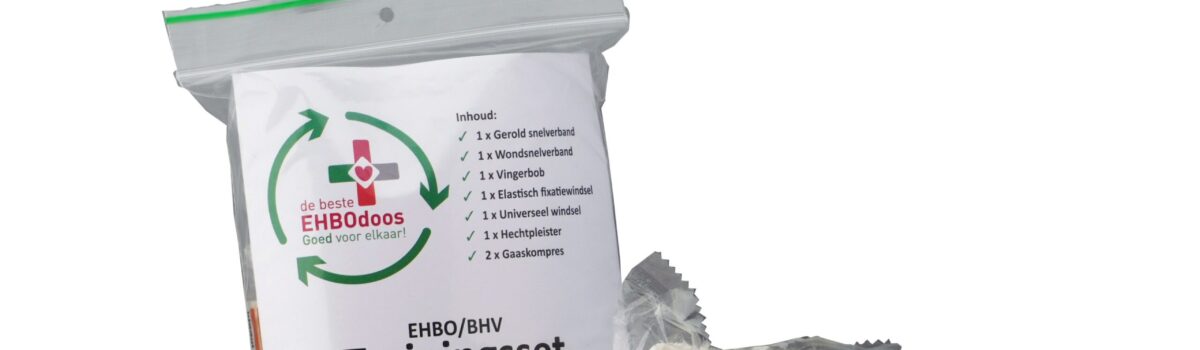 Primeur: deBesteEHBOdoos lanceert circulaire EHBO-trainingsset
