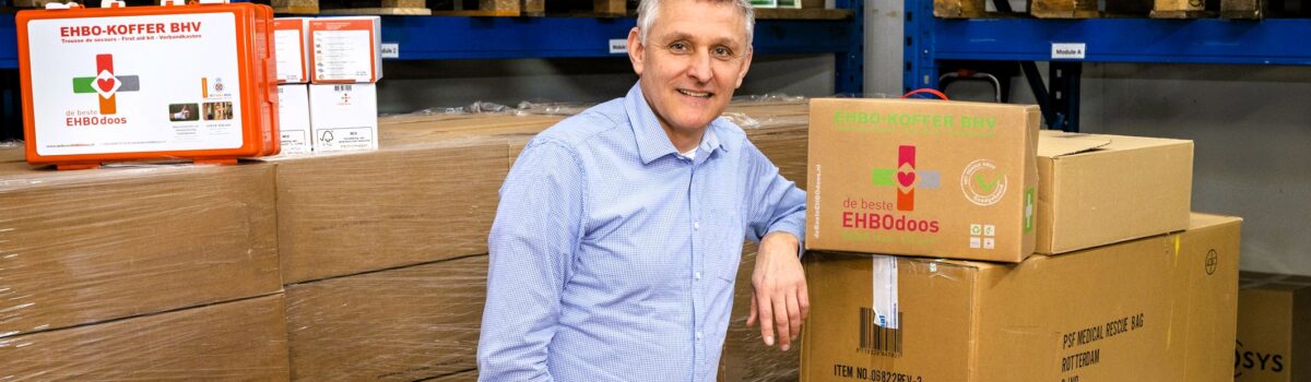 Salesmanager Arne Koolmeijer: ,,Het personeel maakt deBesteEHBOdoos”