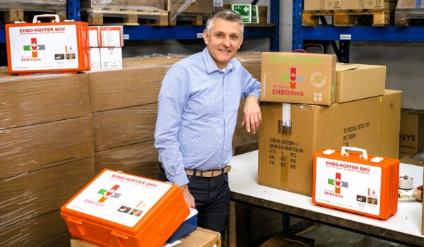 Salesmanager Arne Koolmeijer: ,,Het personeel maakt deBesteEHBOdoos”